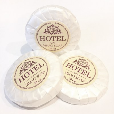 Мыло 20г в гофрэ-плиссе HOTEL. Image 1