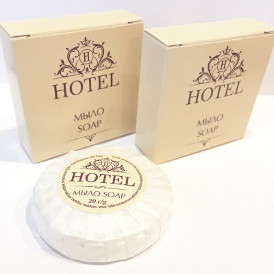 Мыло 20г в гофрэ-плиссе в картоне HOTEL. Image 2
