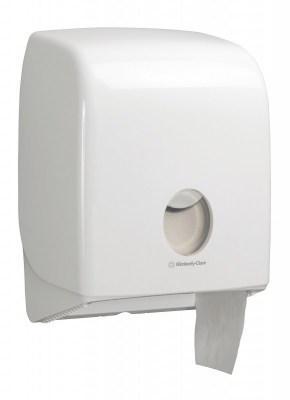 Диспенсер Аквариус для туал.бумаги в рулоне (20 см), бел./32×15×25 см 6958 Image 0