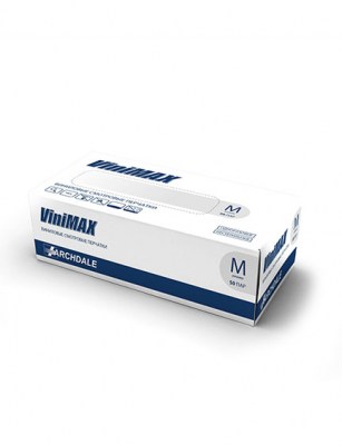 Перчатки виниловые , 50 пар, размер S,M,L,XL Image 1